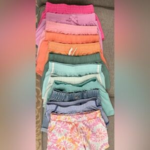 Girl’s Shorts Bundle - 12 pairs size 7/8